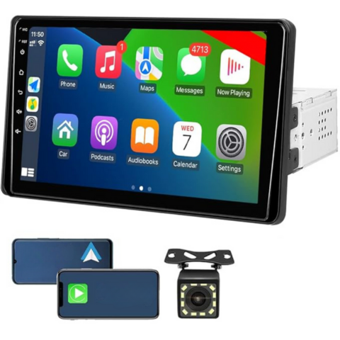 راديو السيارة CarPlay/Android Auto — القيادة المتصلة والأمان المحسن 