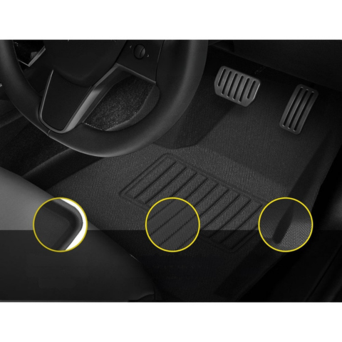 Tappetini su misura per Tesla Model Y — Protezione totale e design elegante 
