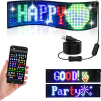 Panneau LED Programmable Pour Voiture — Communication & Style Moderne