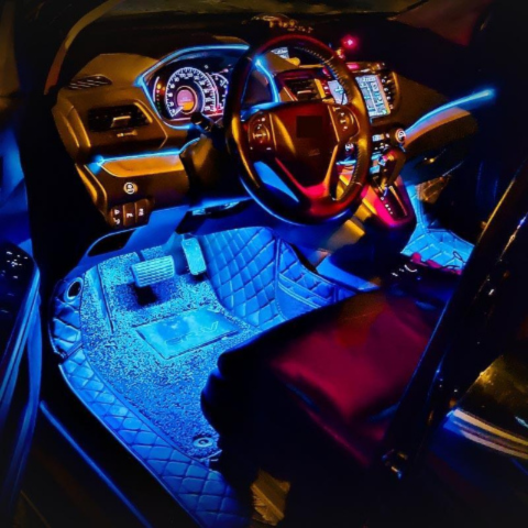Interior LED Strips For Car – Remote Control And Easy Installation 