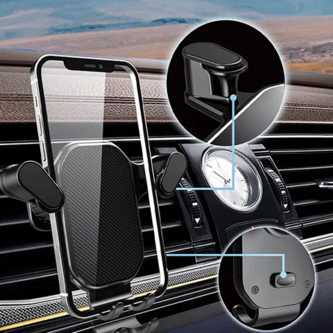 Suport Telefon Auto — Compatibil cu Toate Smartphone-urile 