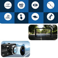Dashcam Edessä ja Takana — Selkeät ja Tarkat Tallenteet 