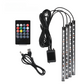 Interior LED Strips For Car – Remote Control And Easy Installation 