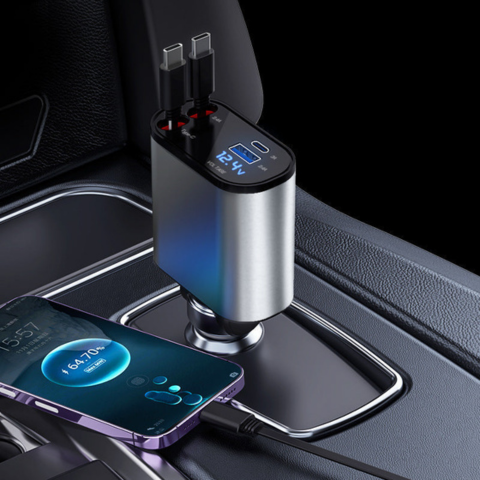 Rýchlonabíjačka do auta – Kompatibilita s iPhone a USB-C 
