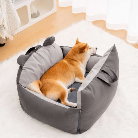 犬用旅行バッグ - 多用途で持ち運びが簡単 