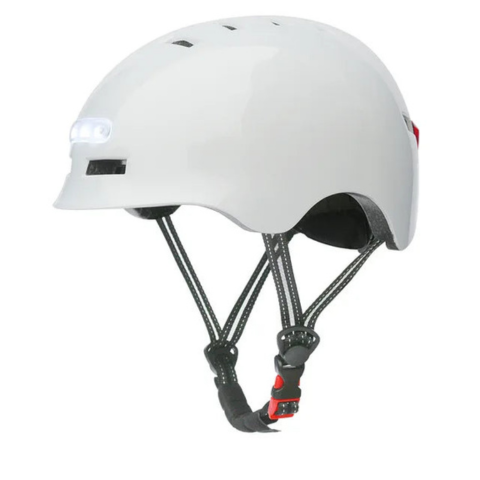 Casque De Vélo Urbain – Avec Éclairage LED Avant Et Arrière