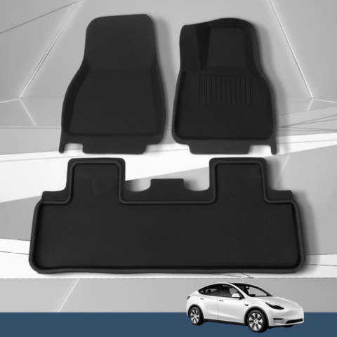 Tappetini su misura per Tesla Model Y — Protezione totale e design elegante 