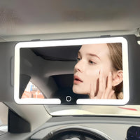 Miroir De Voiture Avec Éclairage LED – Niveaux De Luminosité Ajustable