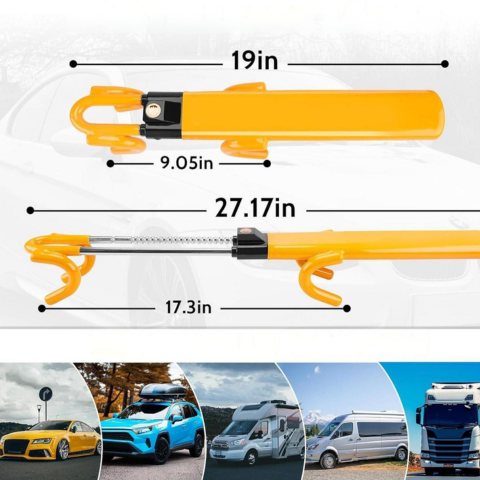 Auto blokování volantu — Zvýšená bezpečnost s klíči v ceně 