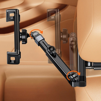 Støtte til telefon og tablet til bil – justerbar nakkestøtte beslag 