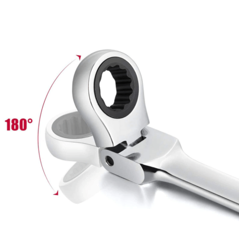 Set De Clés À Cliquet Réglables – Polyvalentes Et Ergonomiques