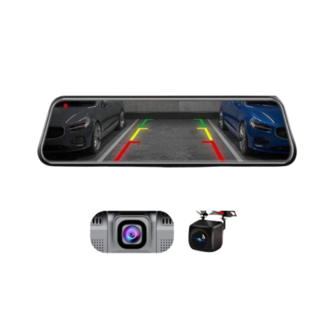 Intelligent bakspejl med kamera foran og bagpå - HD Vision og parkeringshjælp