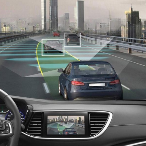 Bilovervåkningskamera med dobbelt objektiv foran og bak - HD-opptak og kontinuerlig beskyttelse