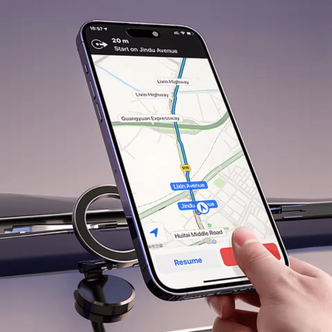 360°-os Autós Mágneses Telefon Támogatás – Ultra-Stabil Rögzítés 
