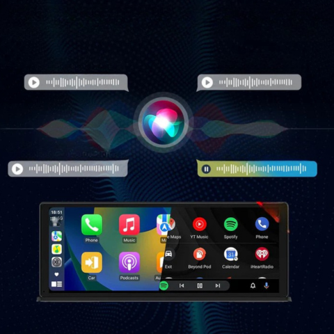 11,3 hüvelykes érintőképernyő 4K Dashcam és 1080p tolatókamera - Ultra tiszta kép és zökkenőmentes utazás