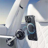 Caricatore magnetico senza fili per auto da 15W - Guida comoda e ricarica efficiente