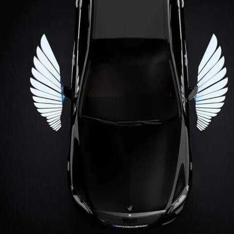 Car Door Light Angel Wings - Visual Effect & Unique Style