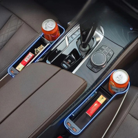 Auton istuimen järjestelijä LED-valaistuksella - käytännöllinen säilytys ja moderni tunnelma