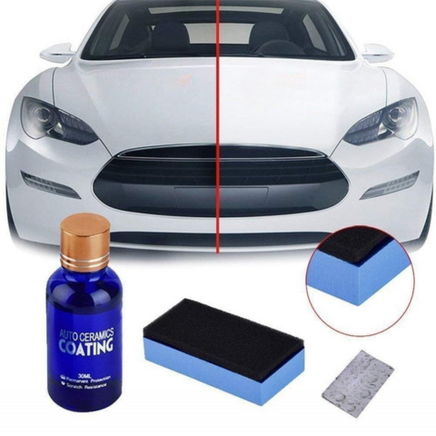 Auto Ceramic Coating Kit — Long-Lasting Shine & Hydrophobic Surface 