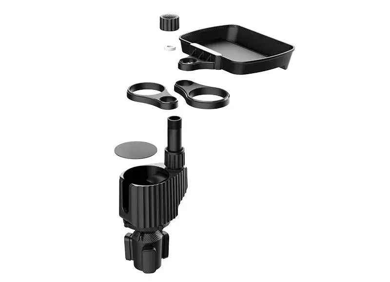 Autós pohártartó multifunkciós tálcával — Könnyen telepíthető és univerzális 