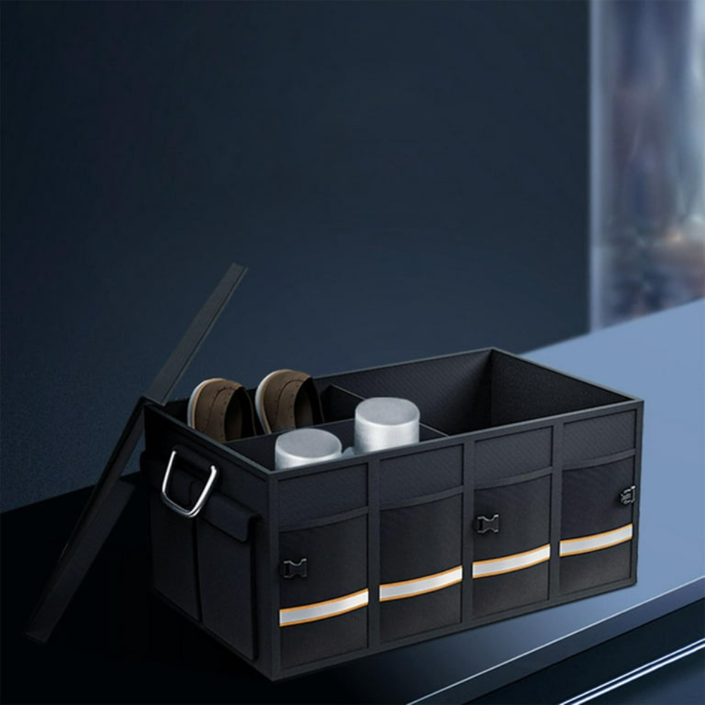 Nagy kapacitású csomagtartó-szervező - Több rekesz és teljes stabilitás