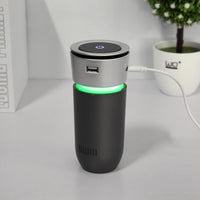 Portable Ionizer Air Purifier For Car With USB Cable — Eliminates Odors And Pollutants 