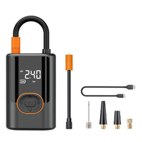 Bærbar Dekkpumpe med Digitalt Manometer 