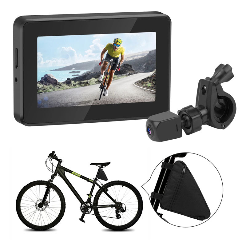 Espejo Digital Para Bicicleta — Seguridad Reforzada En Circulación 
