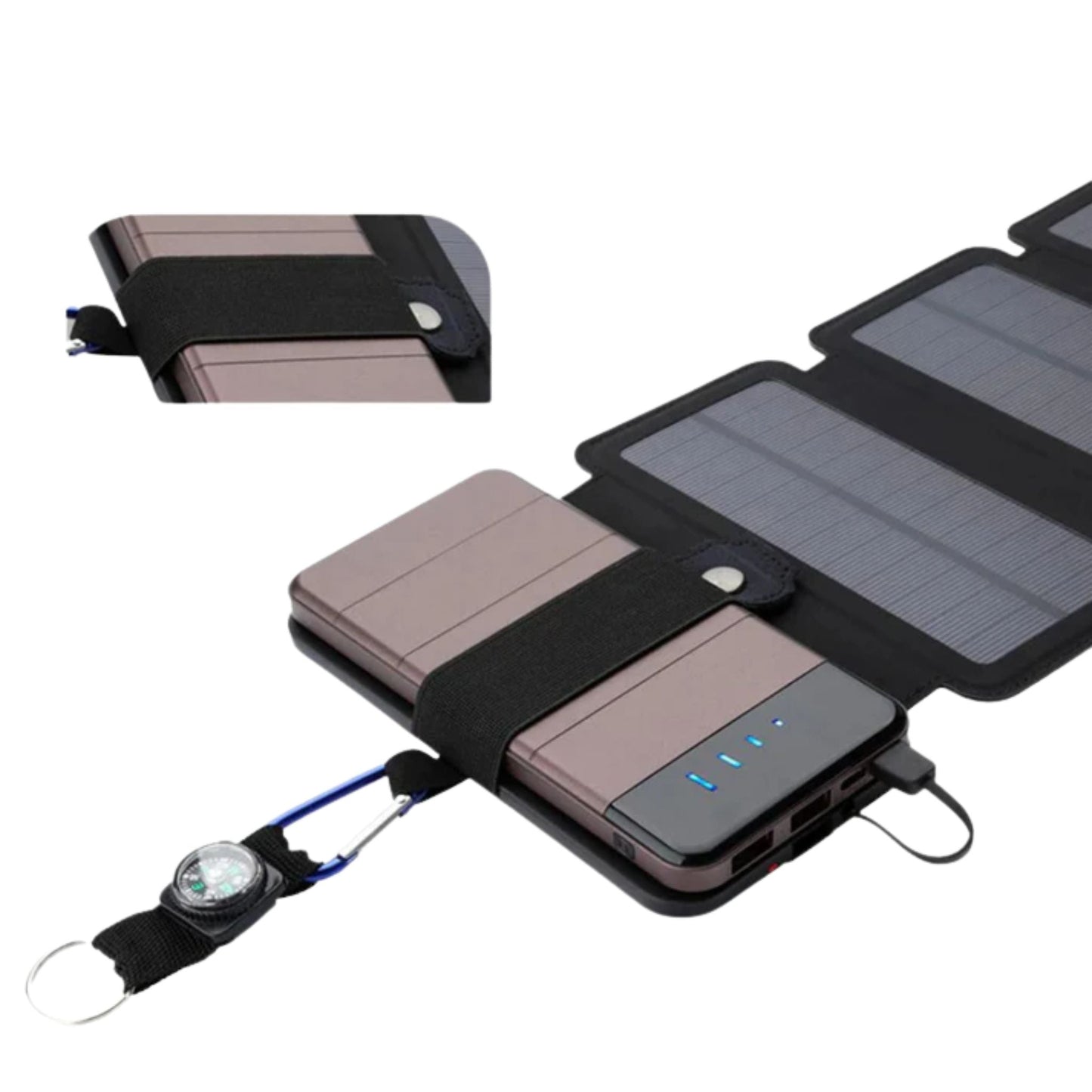Foldable Solar Charger - Portable Energy for Your Adventures