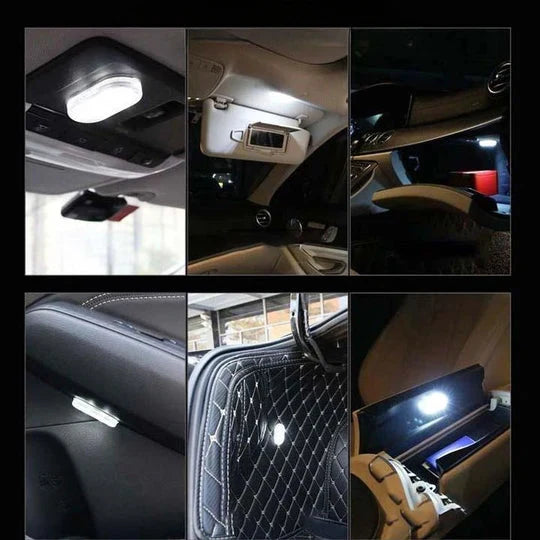 Iluminación LED Auto Sin Cable – Ambiente Luminoso y Fácil de Instalar 